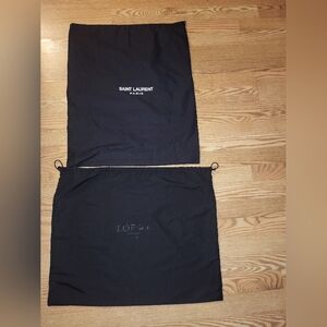 Loewe And Yves Saint Laurent Dustbags